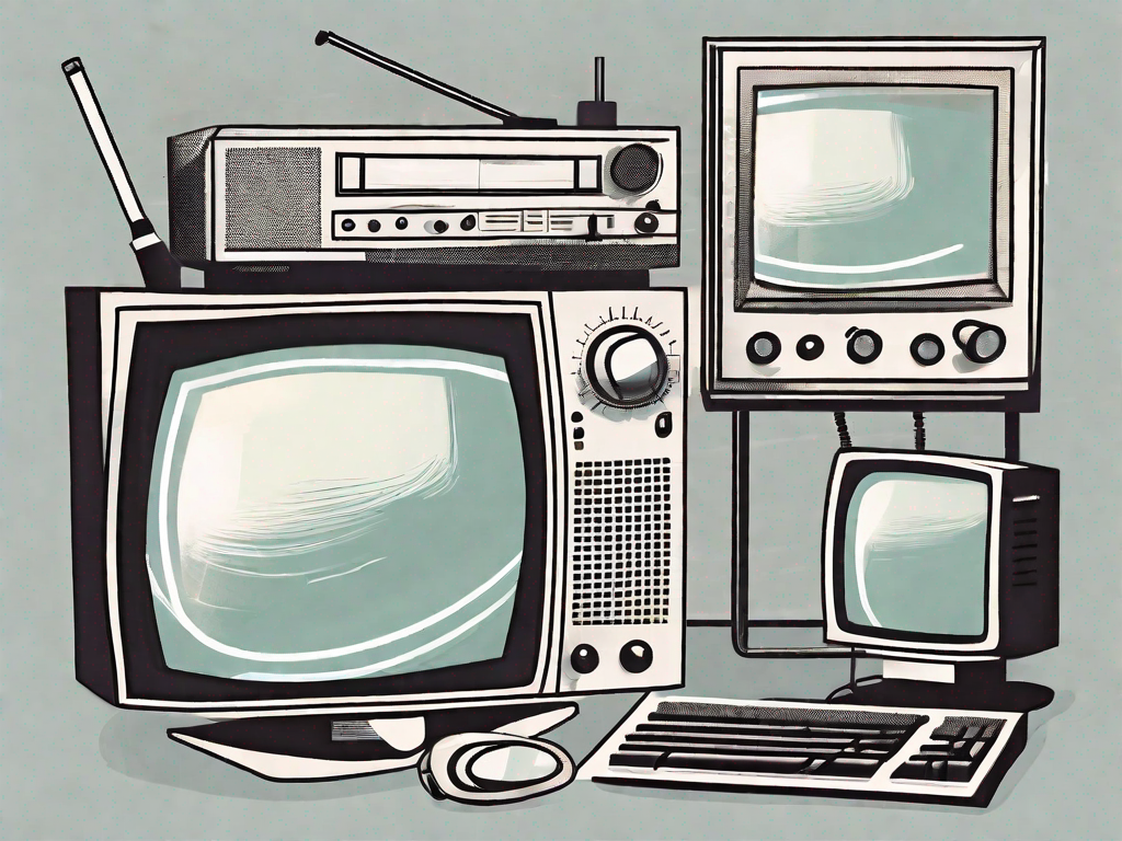 Various media devices such as a television